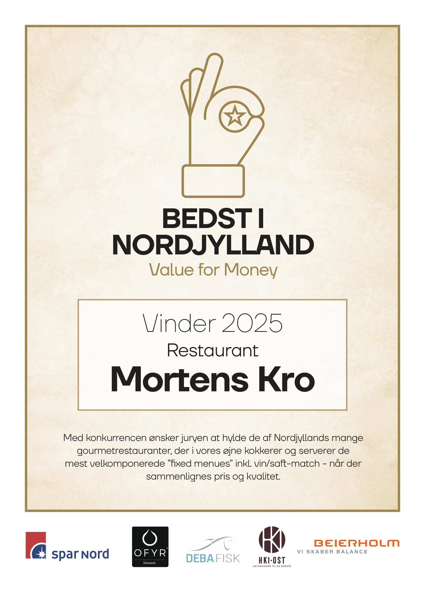 Best i Nordjylland - kårrings middag